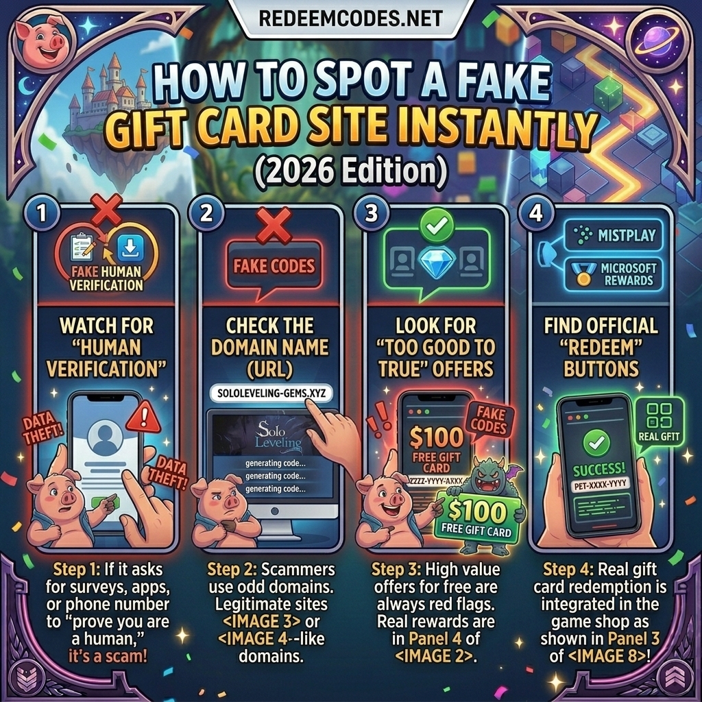 How to Spot a Fake Gift Card Site Instantly