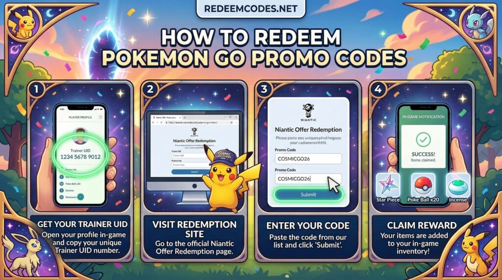 How to Redeem Promo Codes in Pokemon GO (Step-by-Step)