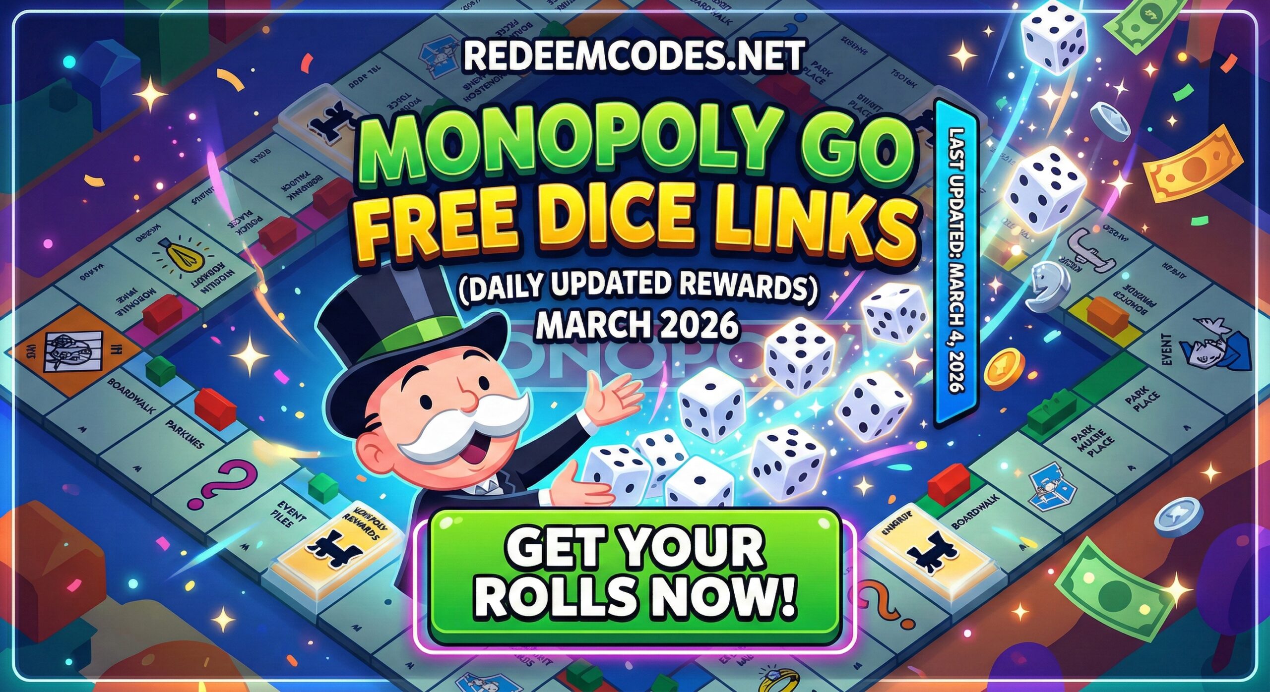 Monopoly Go Free Dice Links (March 2026): Stop Waiting and Start Rolling!