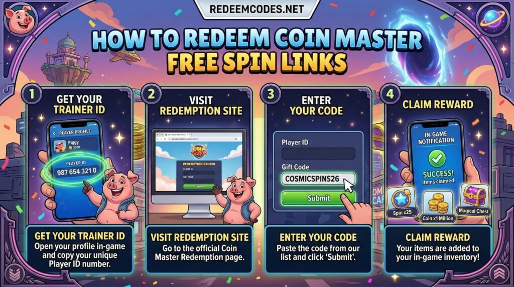 How to Redeem Coin Master Free Spin Links