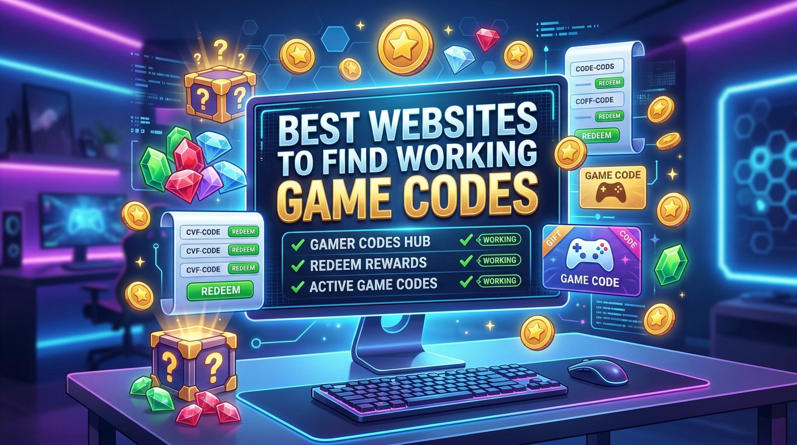 Best Websites to Find Working Game Codes in 2026 (Why Privacy Matters)