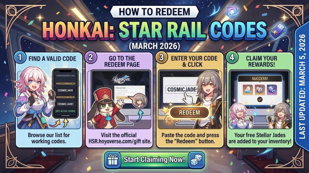 Honkai: Star Rail Codes-How to Redeem